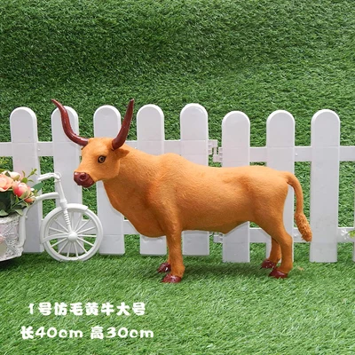 

Animal model of small cattle Niu window table Bullfighting model crafts statues sculpture Home wedding decoration dies