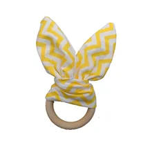 New Soft Little Rabbit Ears Baby Toy Wooden Hand Grasp Toy Rattles Develop Baby Intelligence Baby Grasping Toy Hand Bell MM8