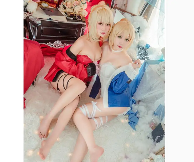 Fate Go Grand FGO saber Nero женское летнее платье черное для косплея костюм пижамное