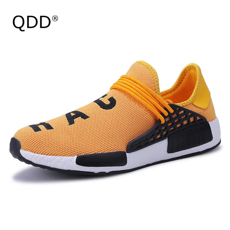 

QDD 2018 Brand Super Light Men Running Shoes Breathable Human Race Shoes for Man Summer Krasovki Trainers Ultra Boosts Sneakers