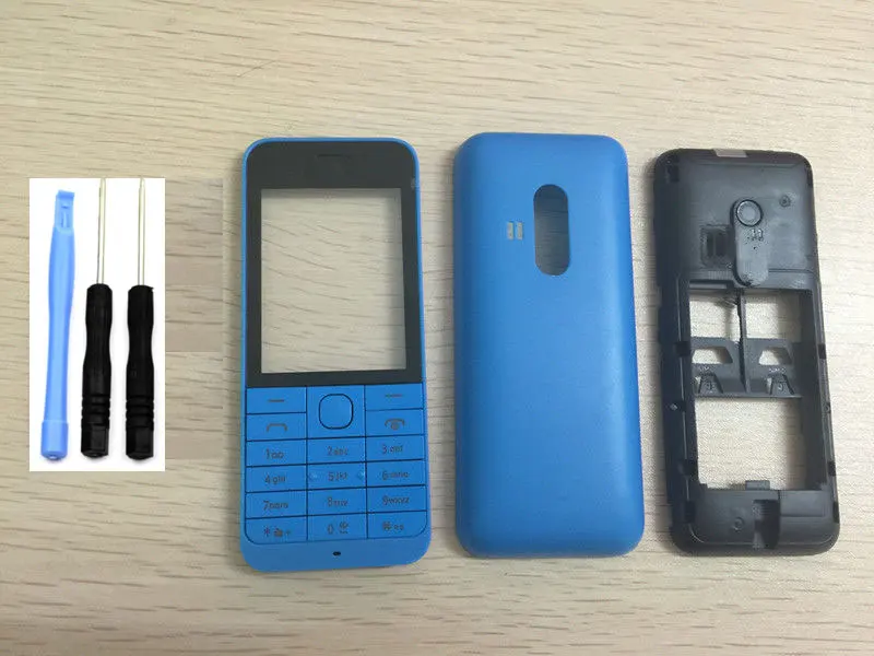 

Classia Housing Cover Bezel Case Keypad Keyboard for Nokia Asha 220 RM-969 & Screwdriver Open Tool Kit