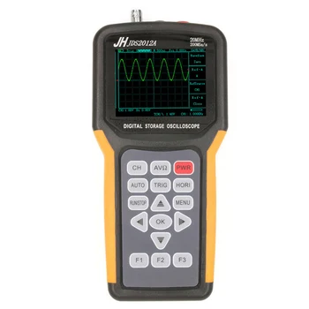 

JINHANIC JDS2012A Digital Handheld Oscilloscope 1 Channels 20MHz 200MSa/s Sample Rate Os US Plug