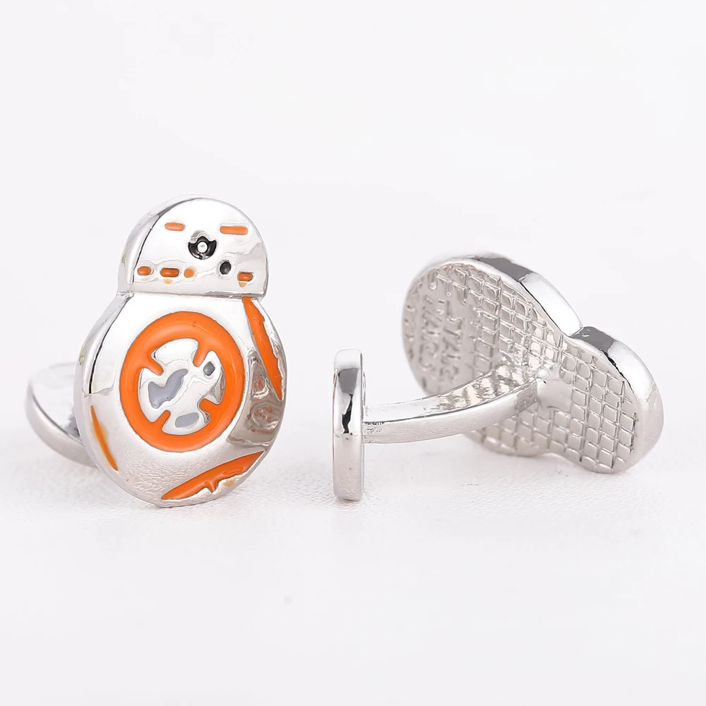 20 Pairs Hot Movie Star Wars Cute BB8 Main Character cufflinks for mens Movie Fans Gift Secret Robot Cuff link buttons gemelos 20 Pairs Hot Movie Star Wars Cute BB8 Main Character cufflinks for mens Movie Fans Gift Secret Robot Cuff link buttons gemelos