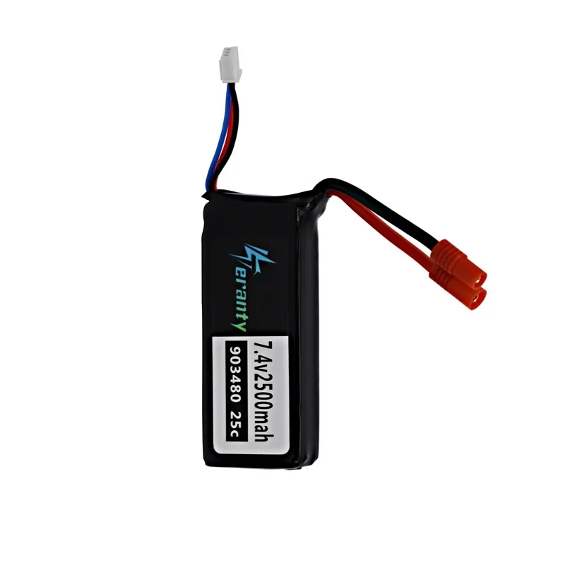 7,4 v 2500mAh 25c Lipo батарея для Syma X8C X8W X8G X8 RC Квадрокоптер части 2s 903480 7,4 V батарея для Wltoys 12428 12423 RC автомобиля