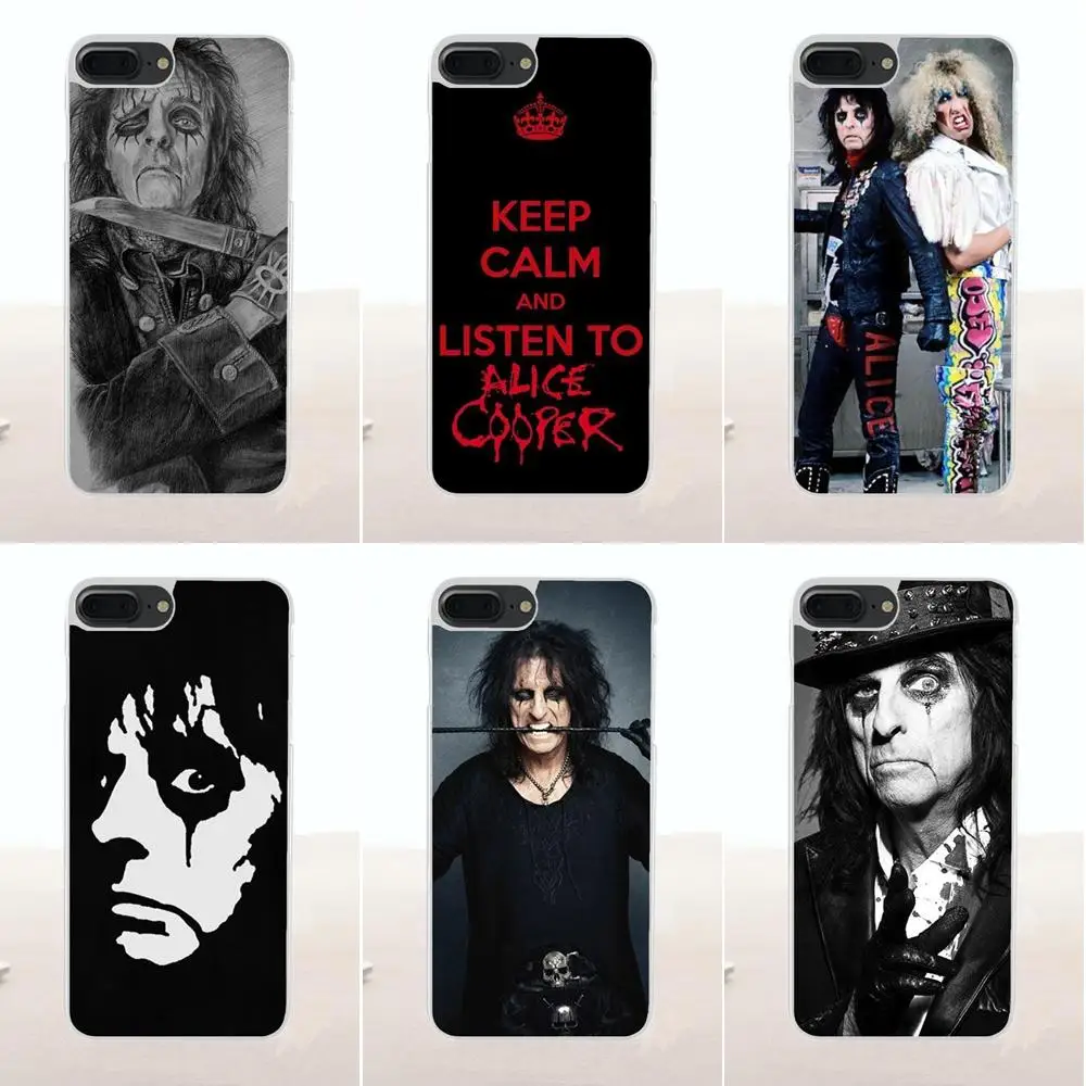 Мягкий ТПУ милый чехол Alice Cooper из тяжелого металла для Xiaomi Redmi 5 4A 3 3S Pro Mi4 Mi4i Mi4C Mi5 Mi5S