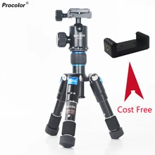 Cheapest prices Professional Portable Travel Aluminum Mini Tripod Fishing Kit with Ball Head for Canon Nikon DSLR Digital Camera Smart phone