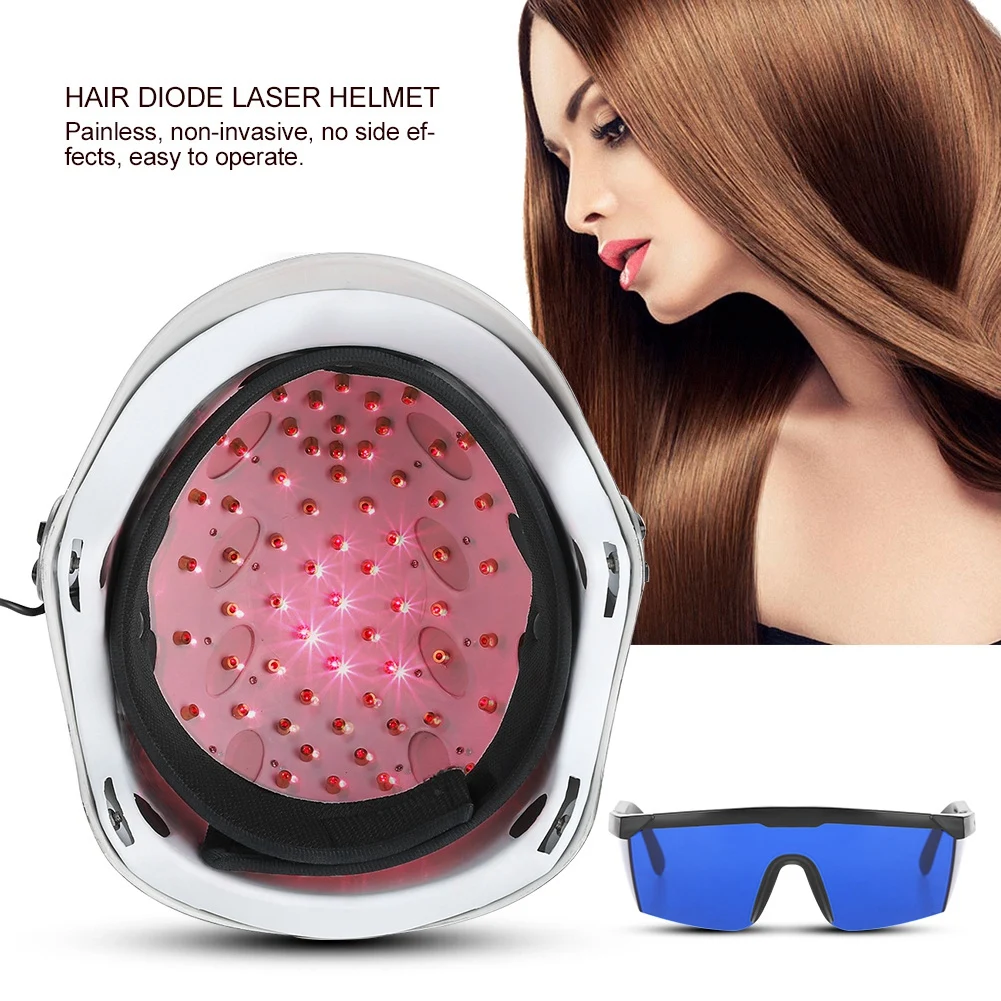 68 диодов восстановление волос шлем быстрая Сыворотка для роста средство от выпадения волос для мужчин женщин
