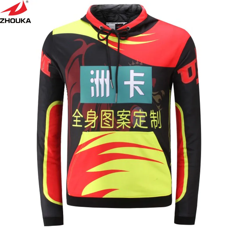 

2019 full sublimation professional Footballs Team Autumn Winter Hooded Sweatshirt Sublimation Custom Different Hoodies