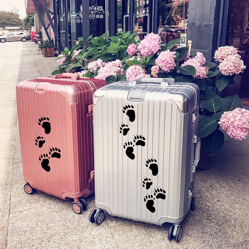 paws stickers trunk decor