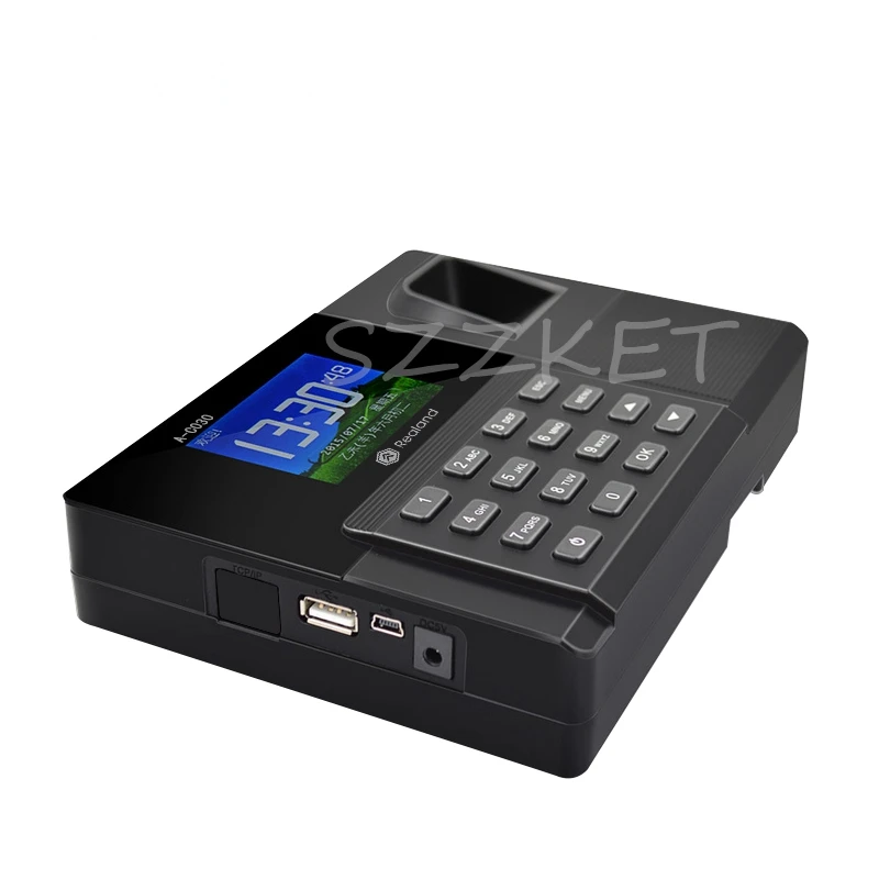 Fingerprint attendance machine ID card attendance punch card machine in English Multifunction