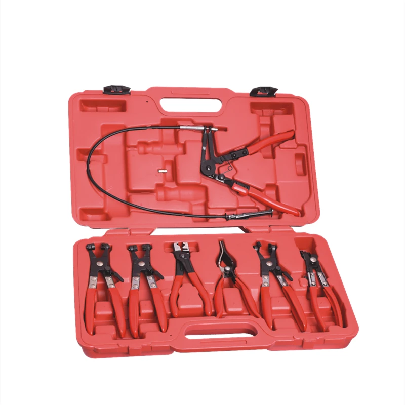 Remote Action Hose Clip Tool Swivel Jaw Spring Wire Clip Pliers Angled Band Hose Removal Clic-R<ALIMT >&reg;</ALIMT> Type Pliers