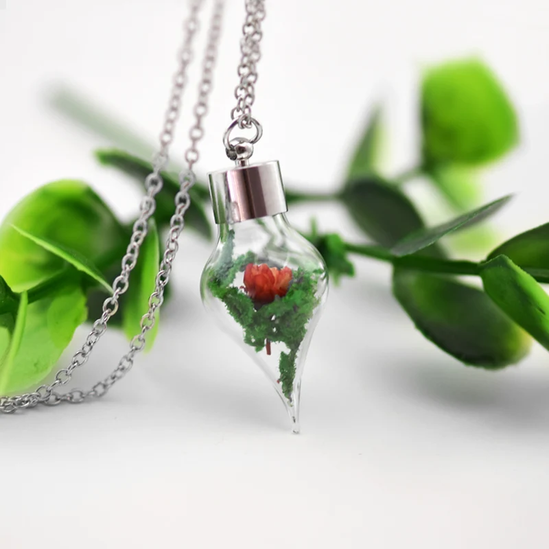 Новинка модное ожерелье Чокеры с сушеными цветами кулоном ювелирное изделие
