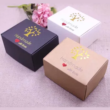 

New DIY multi styles gift/candy/packing box DIY handmade with love cardboard gift package & Wedding Favourate BOX Red Heart