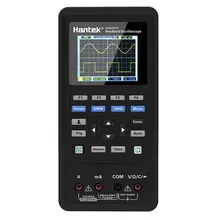 Hantek osciloscópio digital portátil automotivo 2d72 2d42 2c42 2c72 multímetro usb mini osciloscópio gerador de forma de onda 3in1 usb