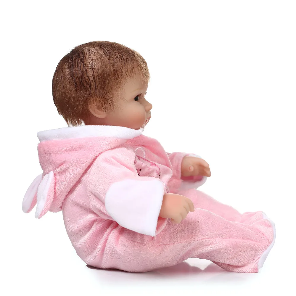 40 см bebe Кукла reborn baby doll Мягкая силиконовая настоящая мягкая на ощупь кукла игрушка для девочек игровой дом игрушки мягкий винил новорожденная девочка баб