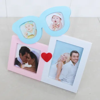 

Hot Selling Newest Color Matching Photo Frames, Children's Cartoon Pendulum Stand Together Creative Table Pendulum Studio