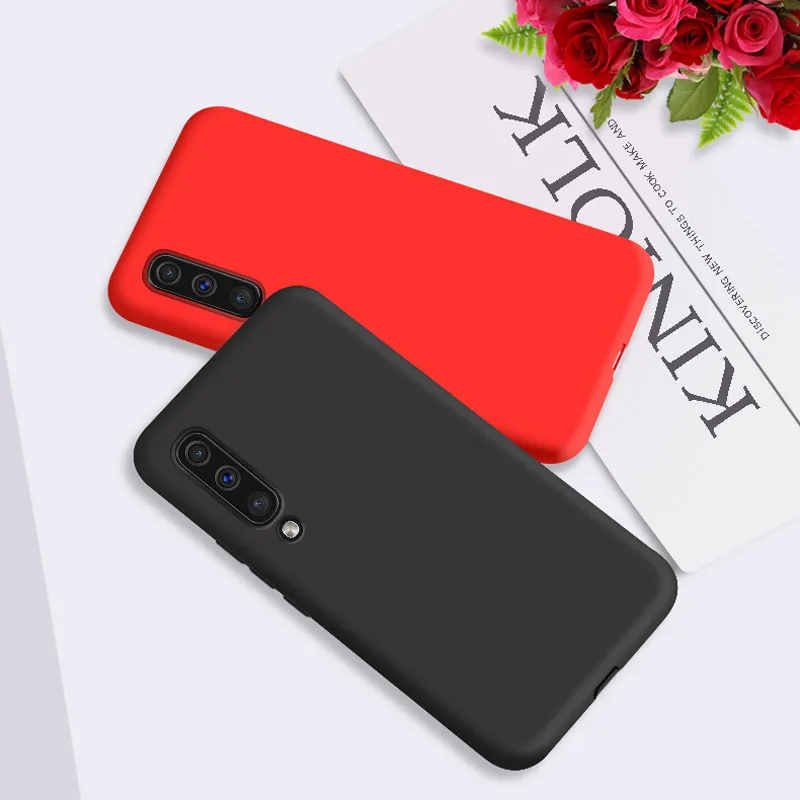 

Liquid Silicone Case For Samsung Galaxy M40 A50 A70 A60 A40 A30 A20 S10 Plus S10e Luxury Phone Cover Anti-fingerprint Shell