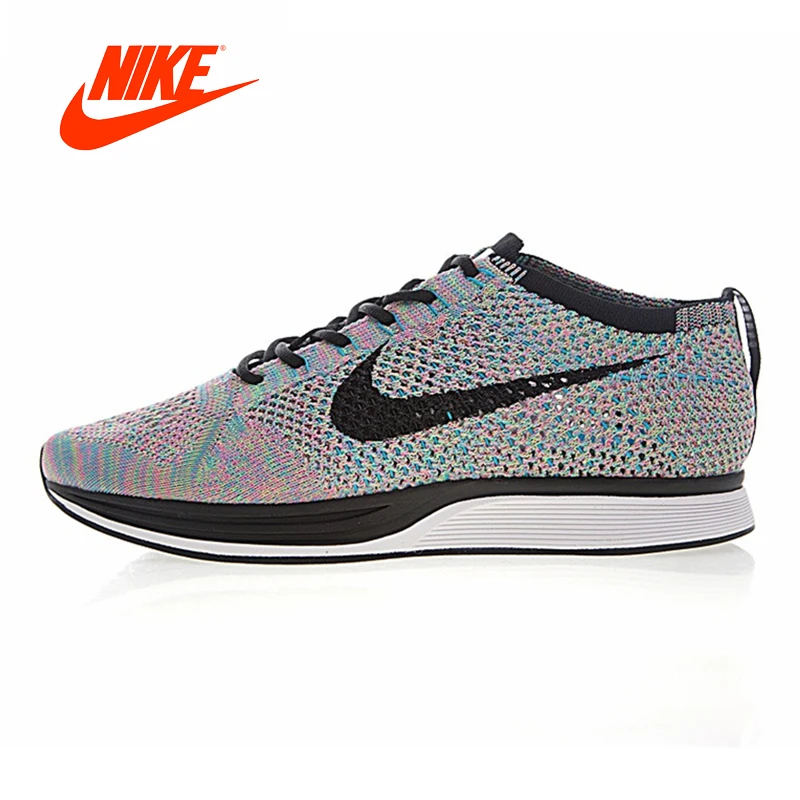 Original New Arrival Authentic Nike Flyknit Racer Men's Running Shoes Shock-absorbing Non-slip Breathable Sport Outdoor