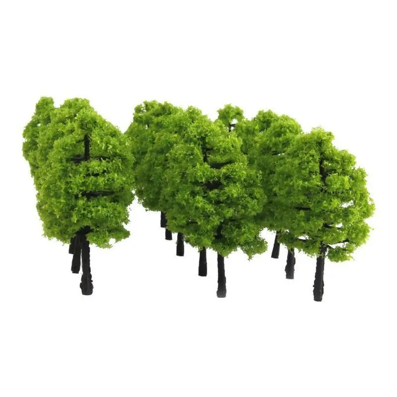 20 шт. Модель деревья искусственное дерево поезд железная дорога пейзаж архитектура дерево 1:100 Пейзаж аксессуары игрушки для детей