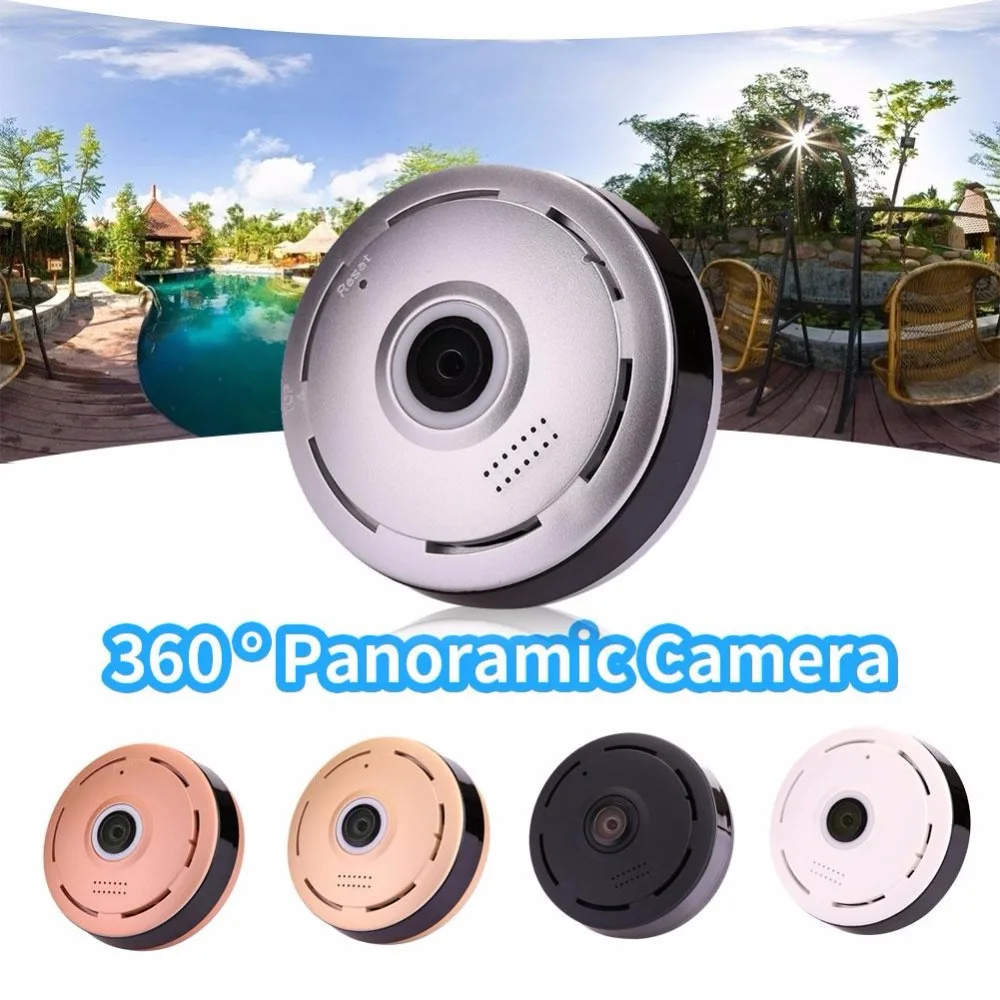 Esddi 360 Degrees Panoramic Camera Wireless WiFi Video Camera DPI 1.3MP HD 1280*960 Monitor Support Night Vision Network Safety