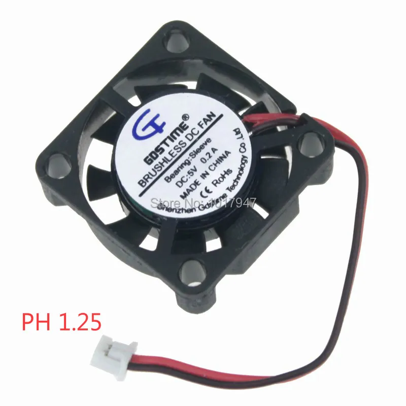 

5Pieces lot Gdstime DC 5V 2Pin PH1.25 2507 25mm x 7mm 2cm Brushless Cooling Cooler Fan