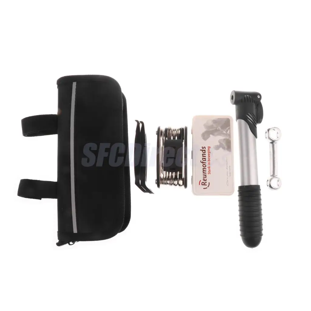 Multi Function Bike Repair Tools Kit, Giwil Bicycle Tire Pumps & Glueless Puncture Repaire Kit Mini Pump Wrench