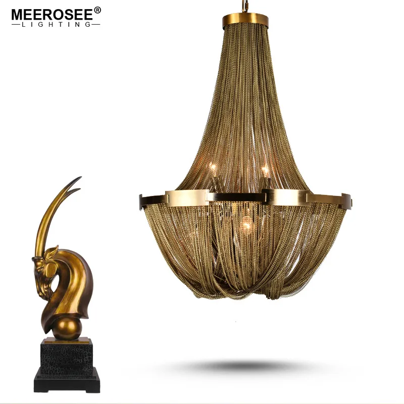 Новое поступление алюминиевая цепочка подвесной светильник Empire Bronze Color Post Chain