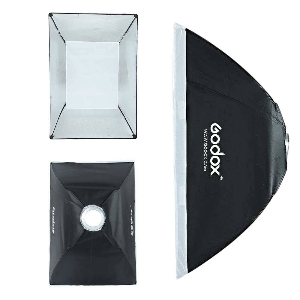 Godox 2" x 35" 60x90 см Softbox софтбокс с Bowens крепление для студии Strobe Light вспышкой освещения