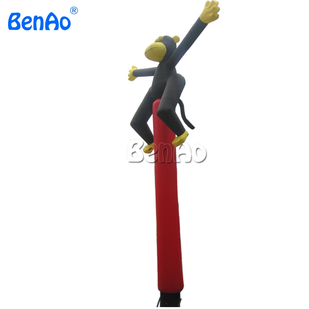 

AD023 BENAO 4m include blower Inflatable monkey air dancer/Inflatable small air dancer for advetising Free shipping