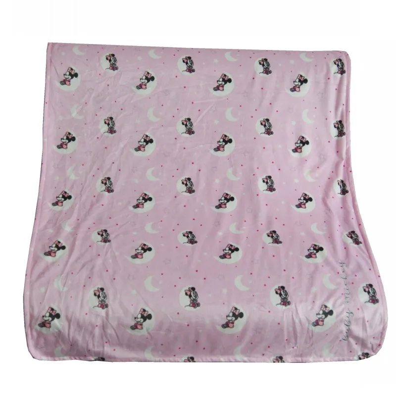 

Disney Light Pink Minnie Mouse Super Soft Velvet Baby Bath Towel Two-Side With Embroidery Skin-friendly Kids Gift 80x100cm