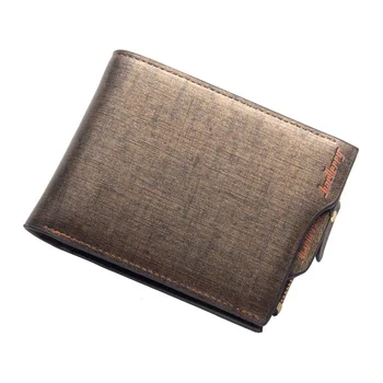 

Short Wallet for Men High-quality Cash Card Holder Pocket PU Leather Leisure Bag with Removeable Card Holder WB62