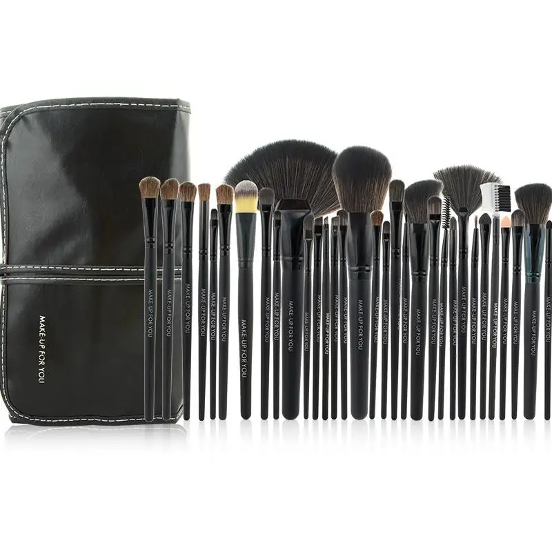 32pcs Makeup Brushes Set Professional Black Hand To Make Up Brush