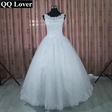QQ Lover кружевное бальное платье свадебное платье Дешевые Vestido De Noiva