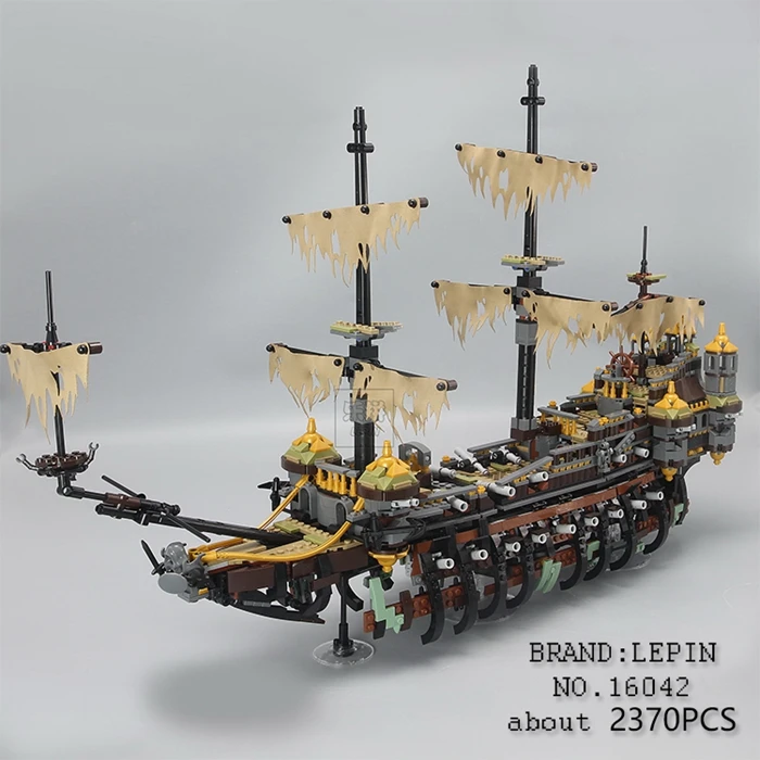 

Lepin 16042 2344Pcs New Pirate Ship Series The Slient Mary Set Children Educational Building Blocks Bricks Toys Model Gift 71042