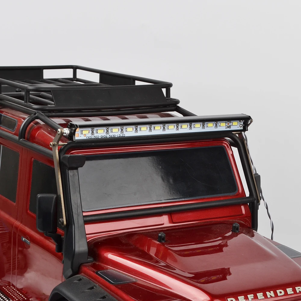 

1/10 RC Super Bright Metal LED Light Bar for 1/10 Crawler Traxxas Trx-4 Trx4 Upgrade Accessories
