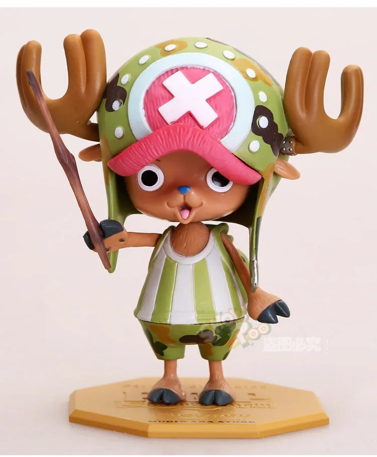 Anime One Piece Tony Tony Chopper PVC Action Figure After 2 years Green