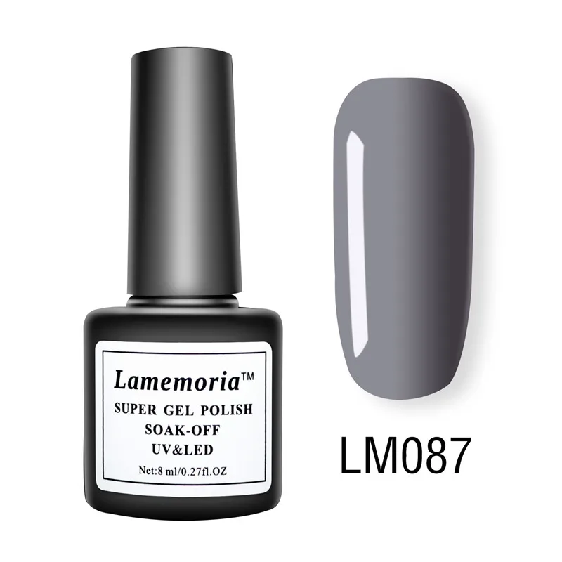 Lamemoria лак для ногтей гель Vernis Перманентный стойкий УФ 36 цветов гель для маникюра праймер верхнее покрытие блеск для ногтей