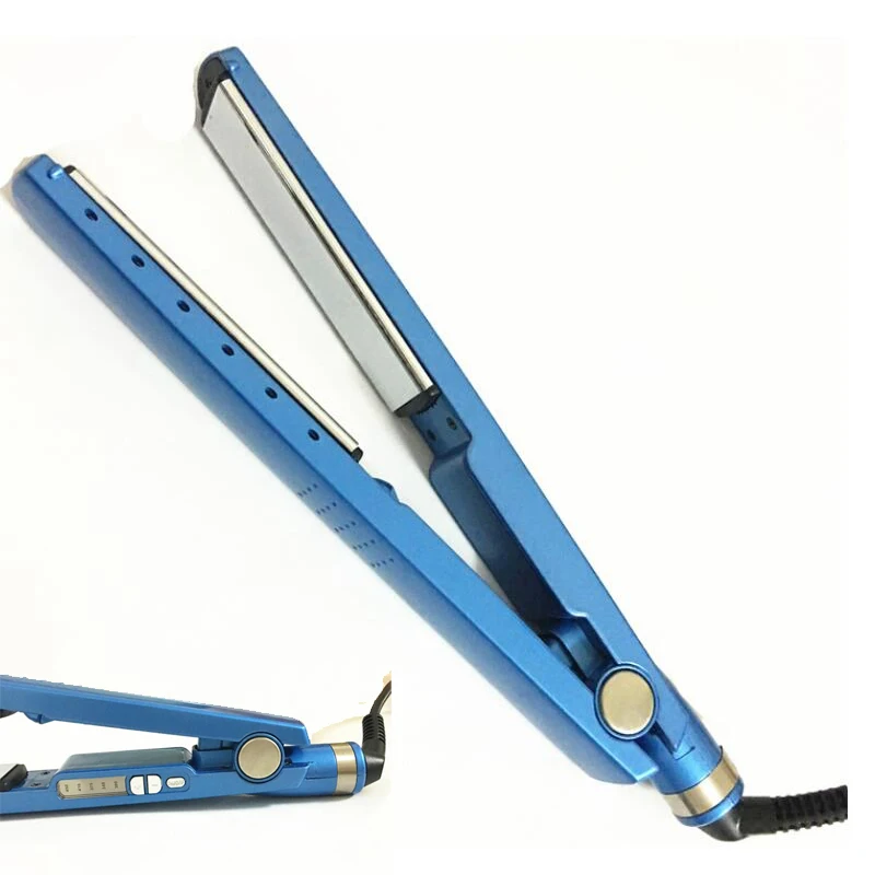 

High Quality Pro Nano Titanium Plated 1.25 Hair Flat Iron 1 1/4Straightening flat Iron Hairdressing 110V - 240V US/UK/EU Plug