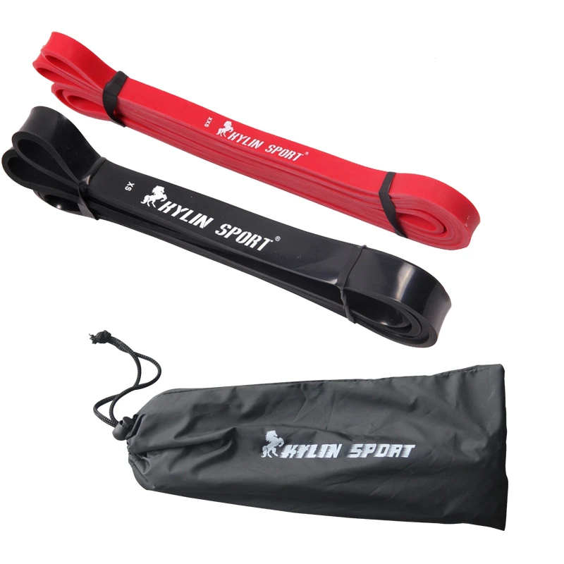 Red And Black Resistance Bands Natural Latex 41