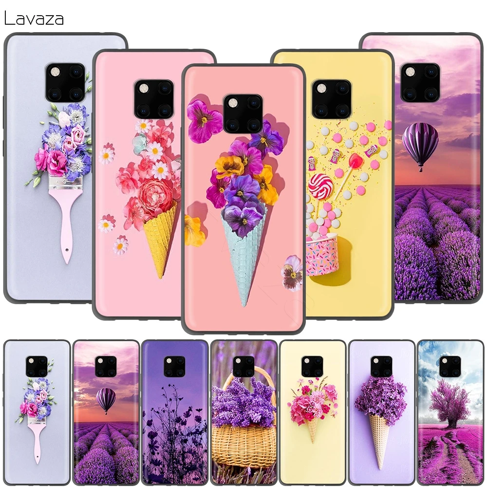 Lavaza чехол с лавандой и фиолетовыми цветами для Huawei Honor 10 9 8 8x 8c 7x 7c 7a Note Nova 3 3i Lite Y9 Y7