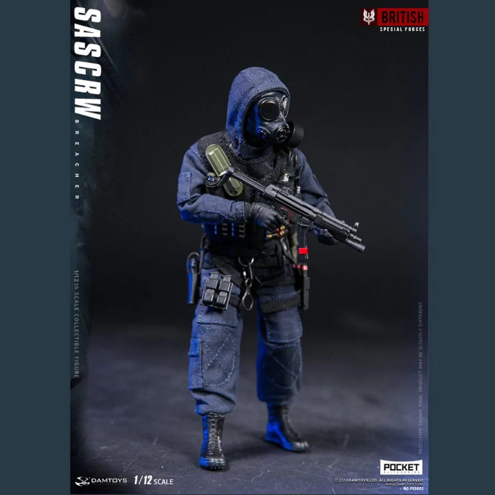 

DAMTOYS 1/12th POCKET ELITE SERIES SAS CRW Breacher PES002 6inch Collectible Action Figure
