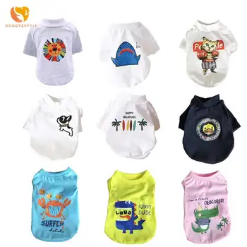 

Summer Dog Vest Pet Dogs Breathable Shirt Puppy T Shirt For Small Medium Dogs Yorkshire Costume XS S M L XL DOGGYZSTYLE