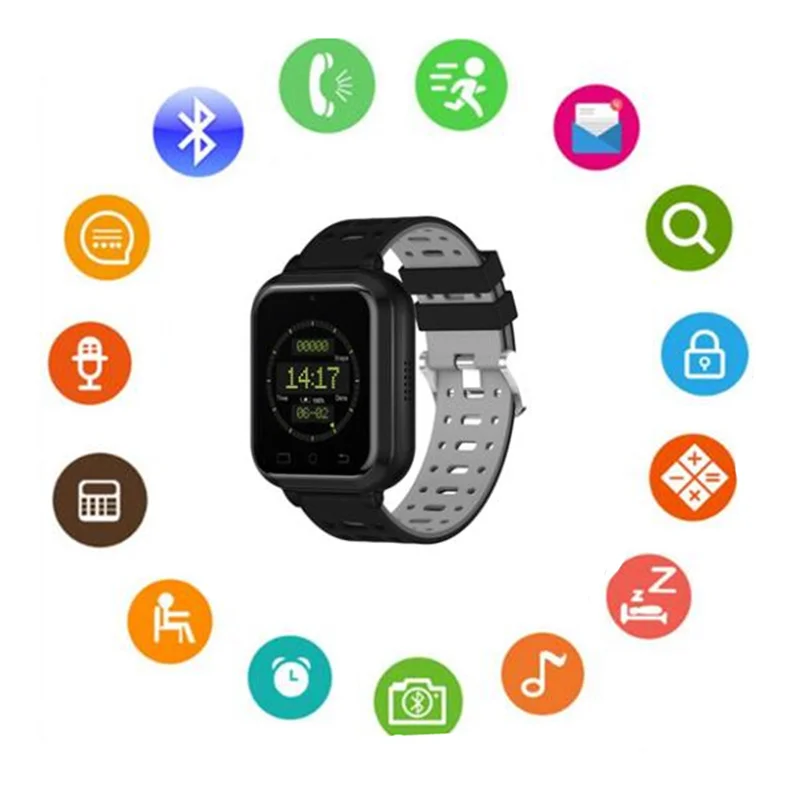 

Android 6.0 Smart Watch M1 1.54Inch Screen 2MP Camera Smartwatch Phone Support 4G WIFI GPS SIM WCDMA 720MAH battery