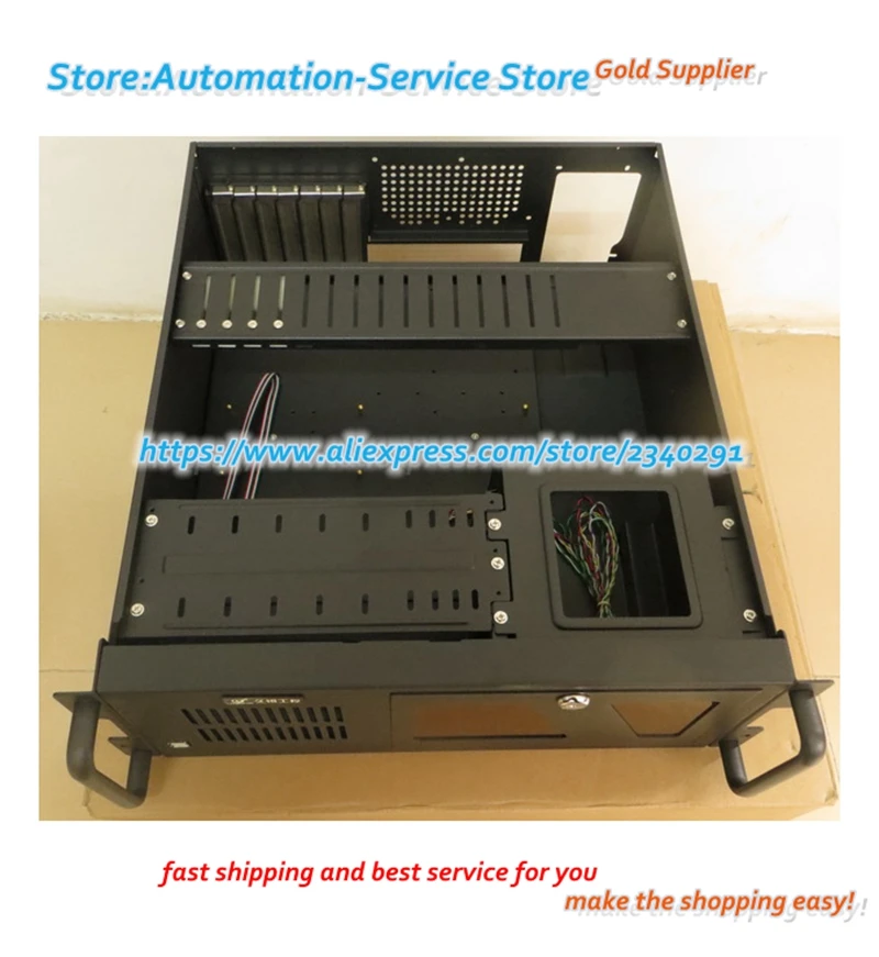  4U Computer Server Disk Can Be Installed 7 50CM Deep Plate A Large Industrial Chassis CD-ROM Card