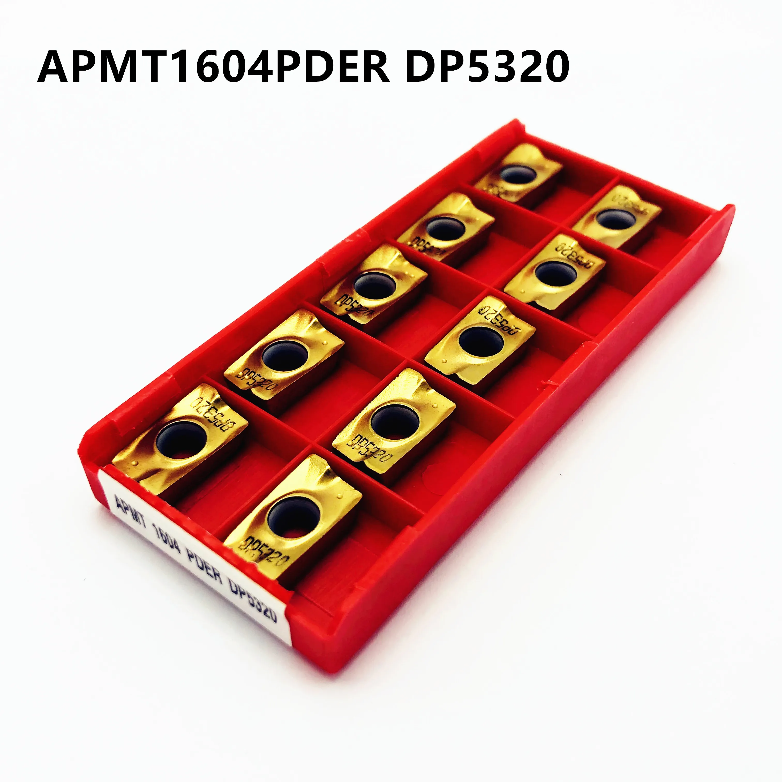 

CNC lathe tool APMT1604 PDER DP5320 inner round carbide blade milling tool APMT1604 machine tool accessories milling blade