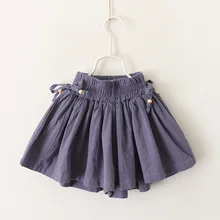 Hurave/свободные однотонные эксклюзивные детские шорты с завязками для маленьких девочек, кружевные однотонные штанишки для маленьких девочек, хлопковая одежда для девочек, брюки в стиле Лолиты