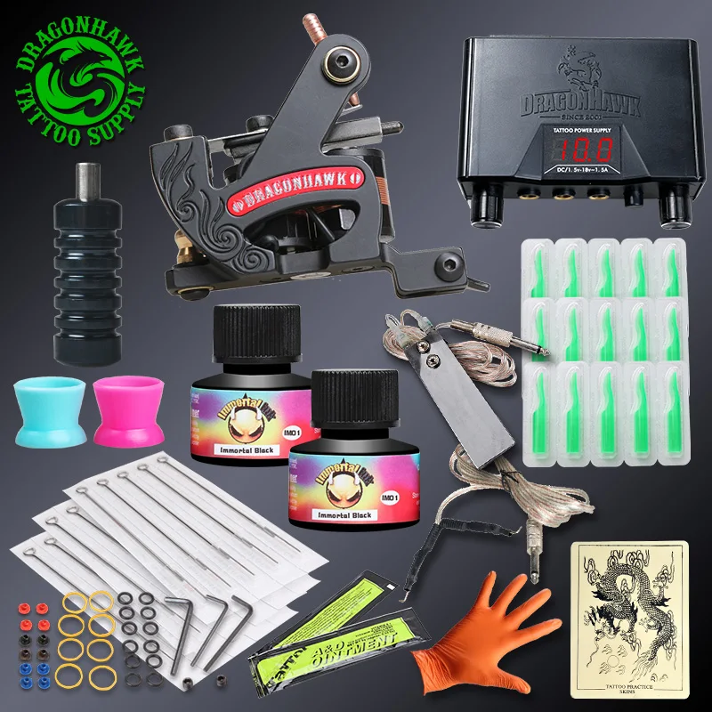 Professional Tattoo kits Fine Lining Tattoo Machine Power Supply