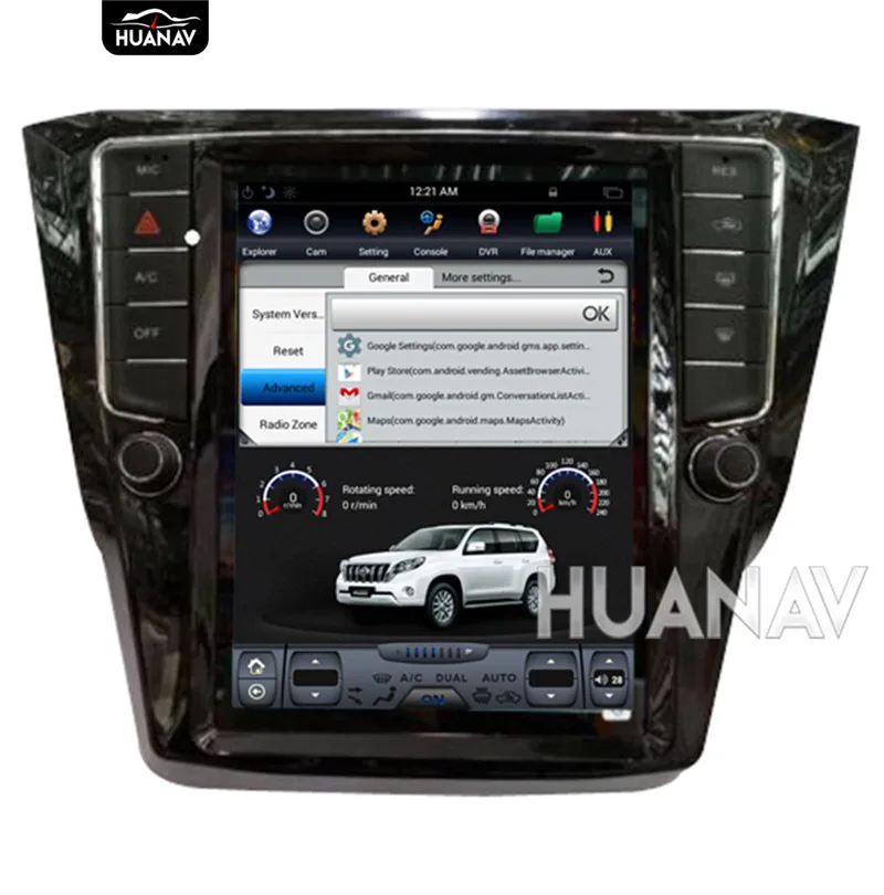 Discount The new Tesla style Car No DVD player GPS navigation radio Stereo For VW Volkswagen Passat 2015 2016 2017 multimedia ISP 2