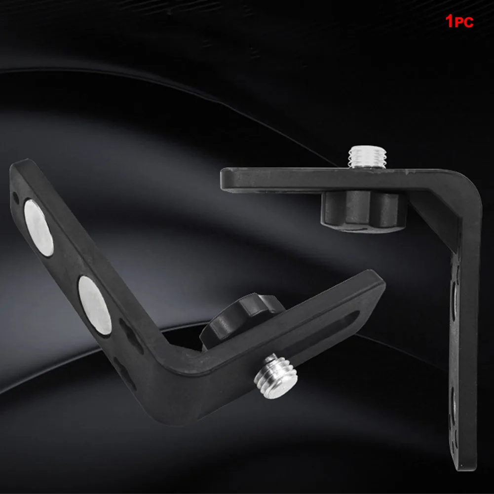 

5/8 Inch Durable Hanging Rack Common Used Magnet Attract L-shape Leveling Support Black Level Bracket Tool Multifunctional Wall