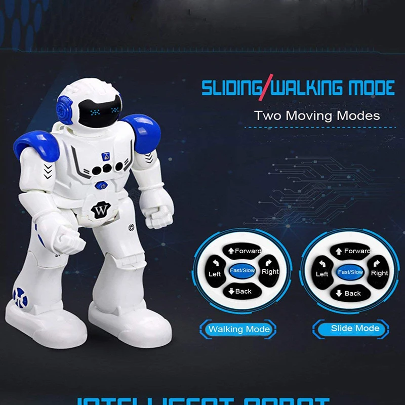 Robot USB Charging Dancing Gesture Action Figure Control RC Robot Toy for Boys Children Kids Birthday Gift Present